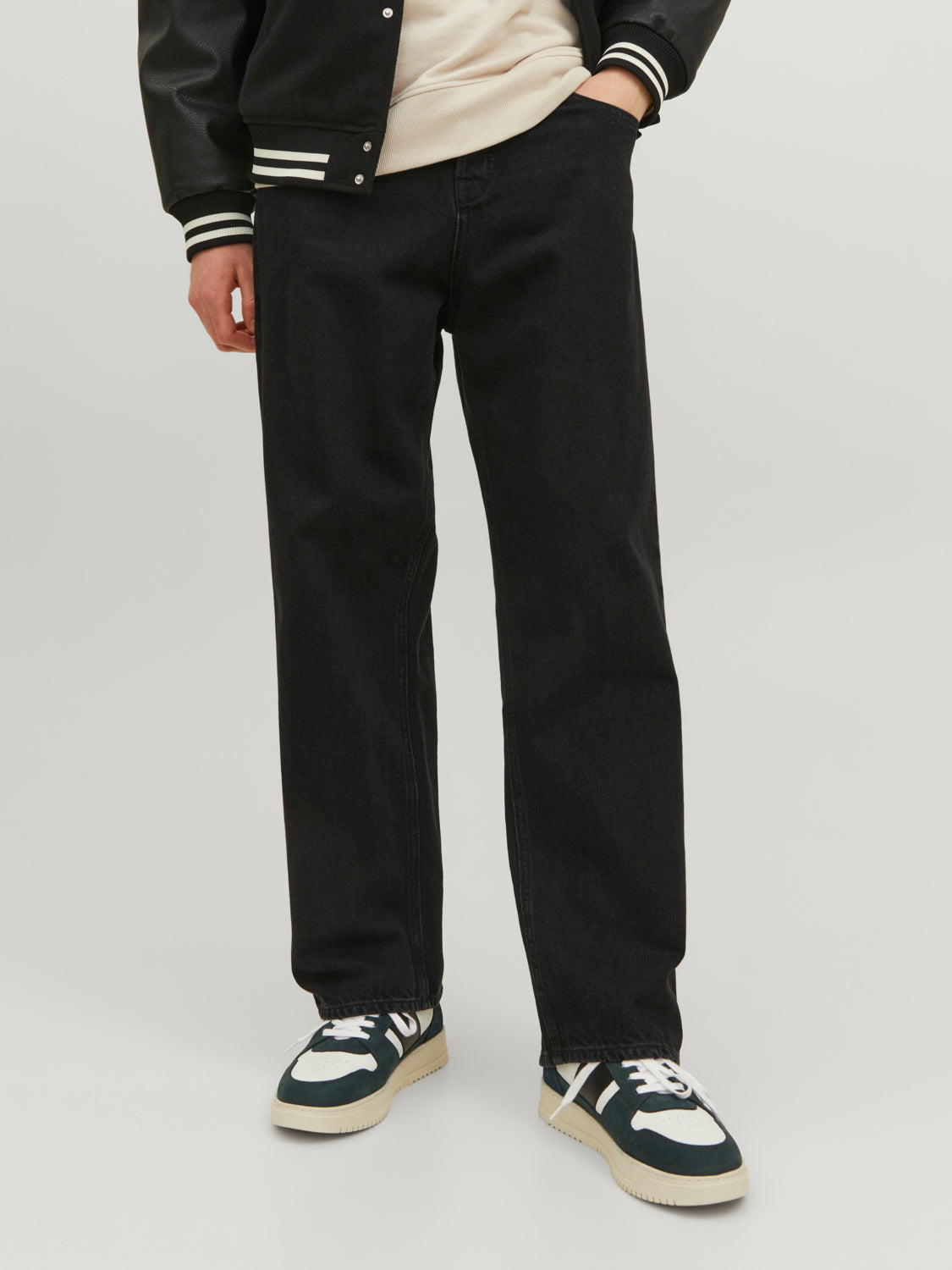 JJIALEX Jeans - Black Denim